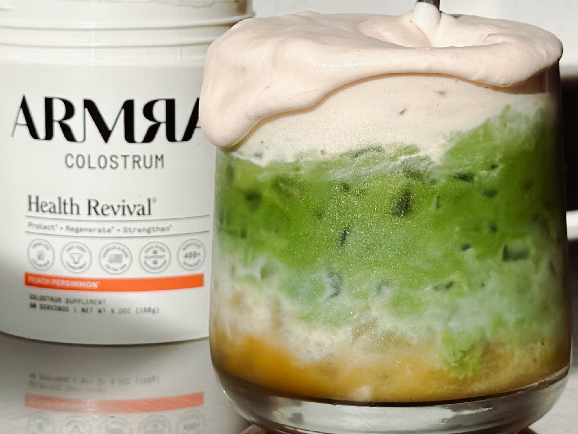 ARMRA Colostrum Peach Persimmon Jar
