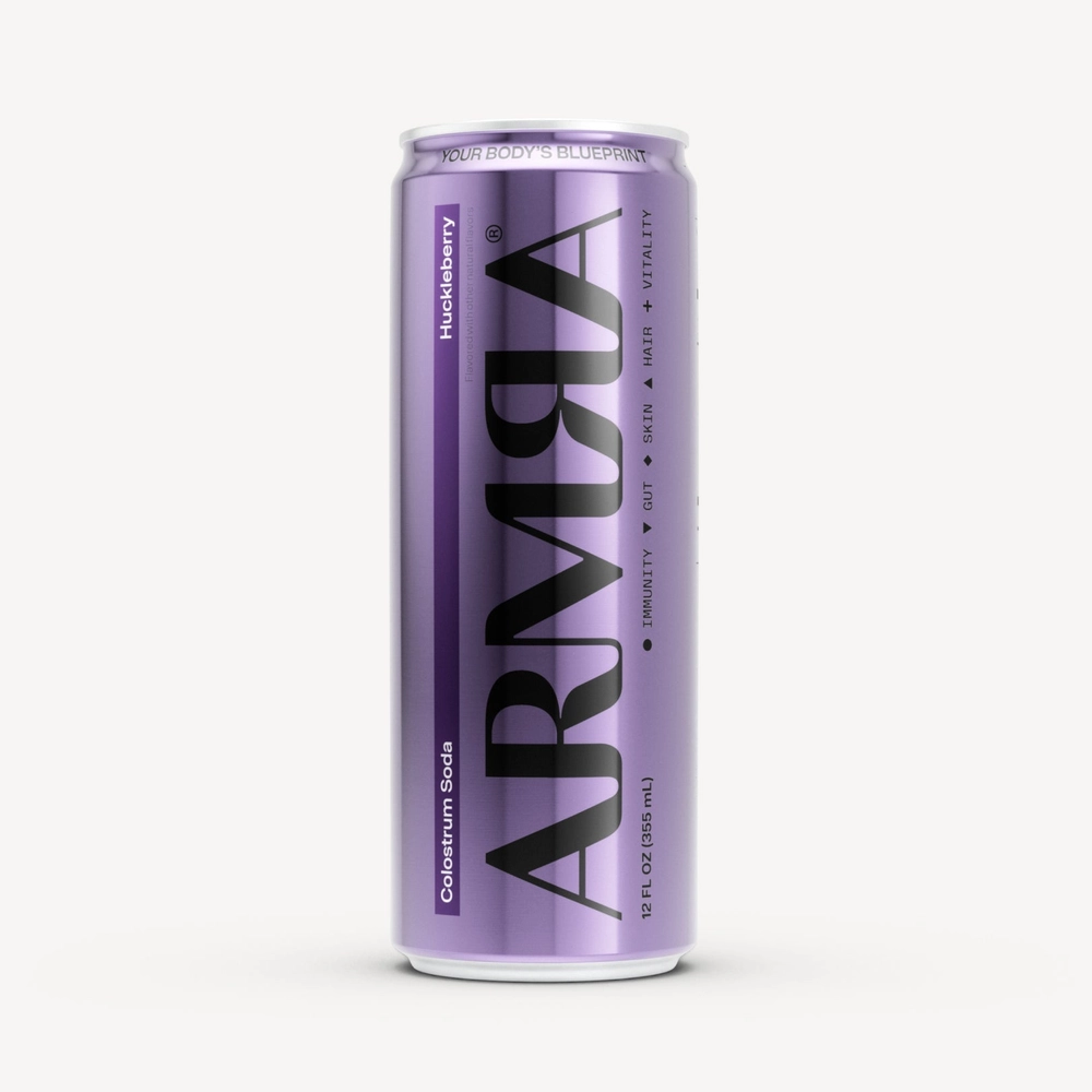 ARMRA Colostrum Soda Huckleberry 12-Pack